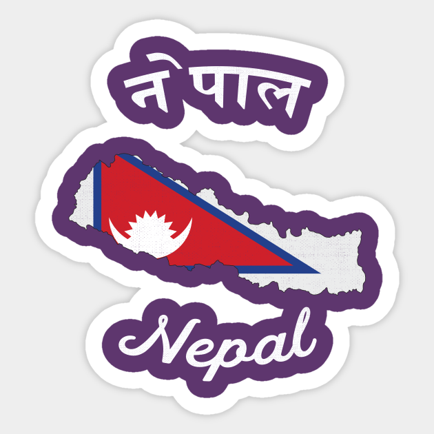 Nepal Nepal Sticker TeePublic